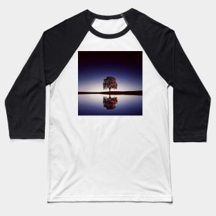 Tree Print, Landscape Art, Tree Print, Woodland Wall Art, Minimalist Tree Baseball T-Shirt